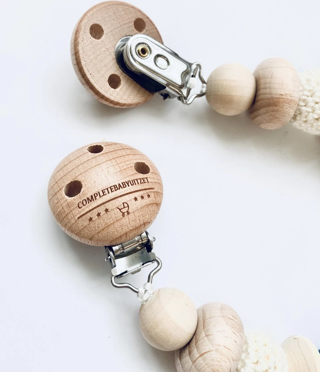 Wagenspanner Ster - Baby Wagenspanner Hout - Vrolijke Kinderwagenspanner - Eenvoudig Te Bevestigen - Kraamcadeau Voor Jongens En Meisjes - Completebabyuitzet - Baby Cadeau - Afbeelding 5