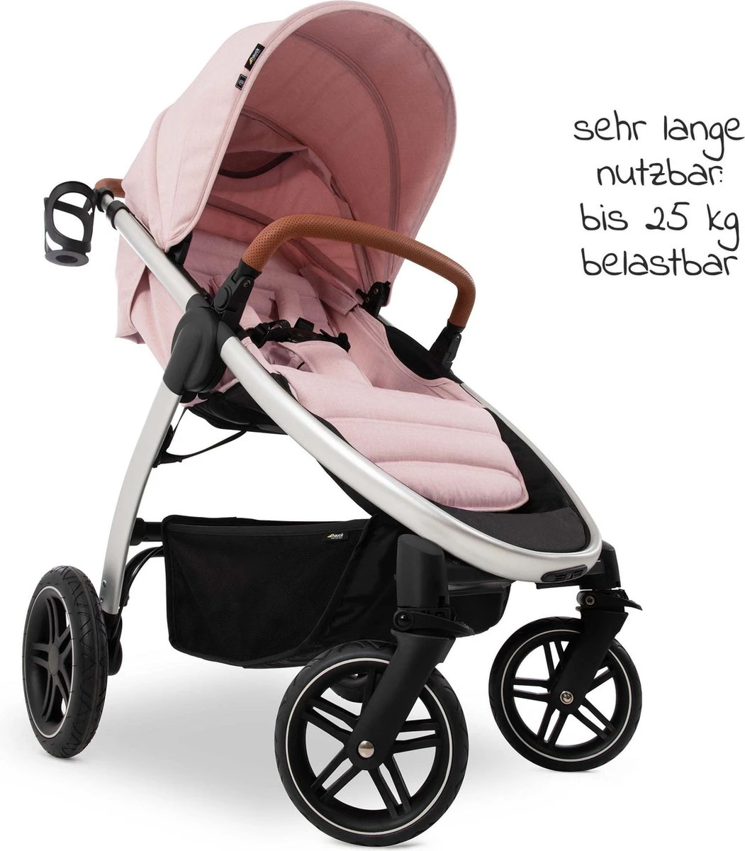 Hauck UpTown Buggy - Met één Hand Opvouwbaar - Roze - Afbeelding 2