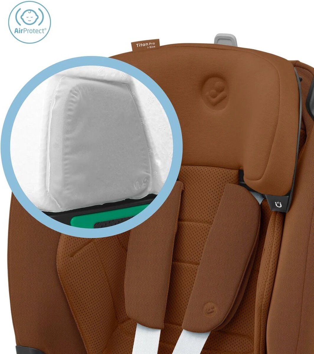Maxi-Cosi Titan Pro I-Size Autostoeltje - Authentic Cognac - Vanaf Ca. 15 Maanden Tot 12 Jaar - Image 5