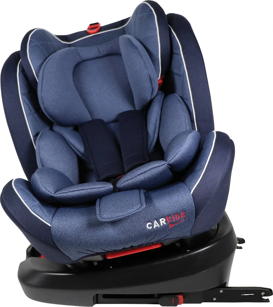 Carkids Verstelbaar Kinderautostoeltje Blauw | Kinderautostoel Groep 0+/1/2/3 Met Isofix En Top Tether Connector | Kinderen Tot 12 Jaar | Tot 36 Kg - Image 9