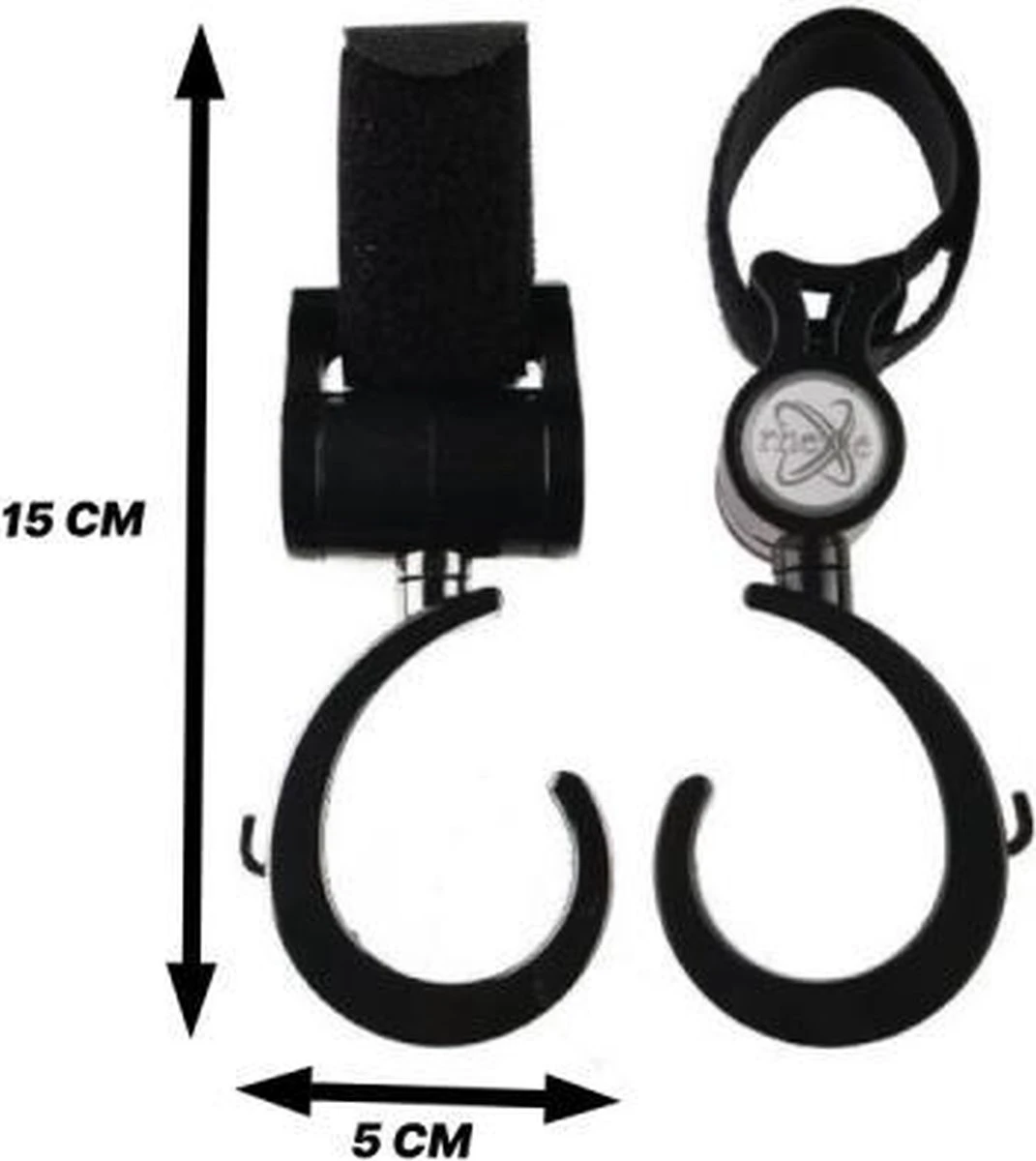 Kinderwagen Tassenhaakjes - Buggy Haakjes - Babywagen - Haakjes Voor Tassen - Set Van 2 - Rheme - Image 7