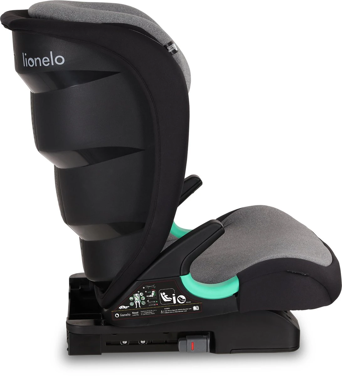 Lionelo Neal - Premium Autostoel - Hoofdsteunverstelling - Ventilatiesysteem - ISOFIX Tot 12 Jaar - Image 12