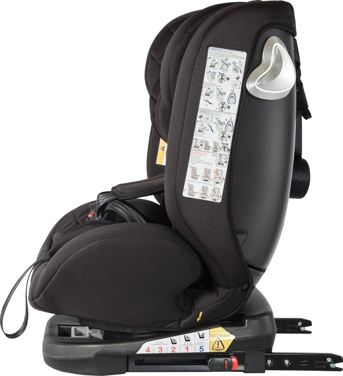 Born Lucky Meegroei Autostoel Roadline SPS ISOFIX - Groep 0/1/2/3 - 360° Draaibaar - Zwart - Image 14