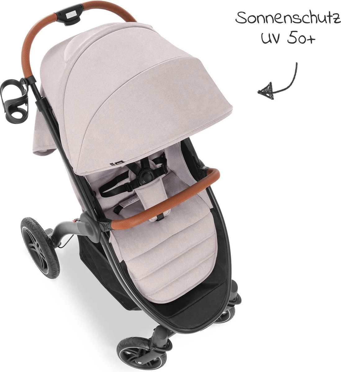 Hauck UpTown Buggy - Met één Hand Opvouwbaar - Beige - Image 2