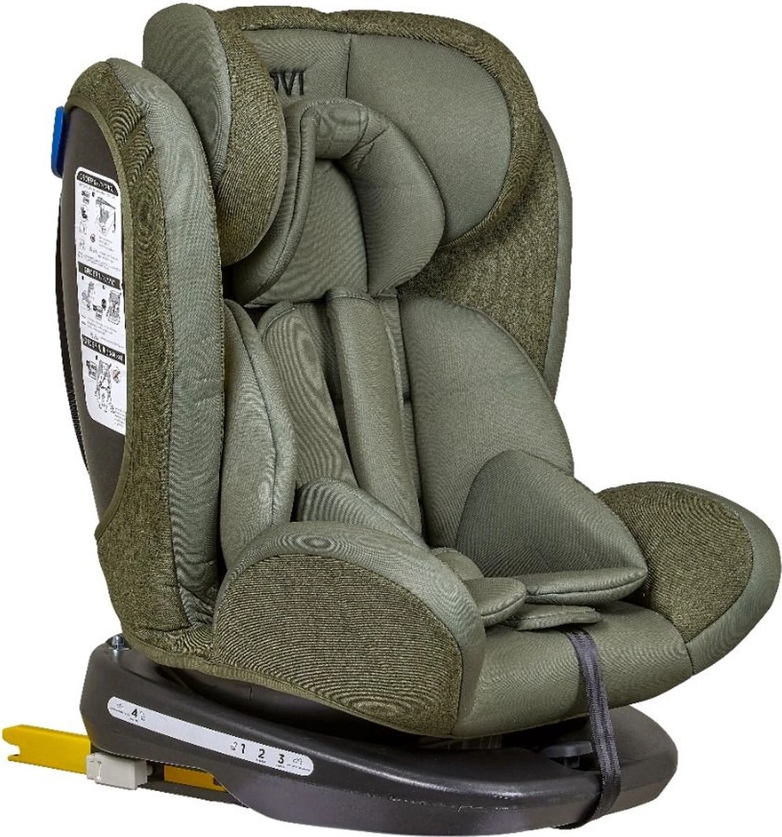 Novi Baby® - Autostoel - Goliath Pro - Isofix - 360° Draaibaar - Groen - Groep 0-1-2-3 - 0-36 Kg - Image 5