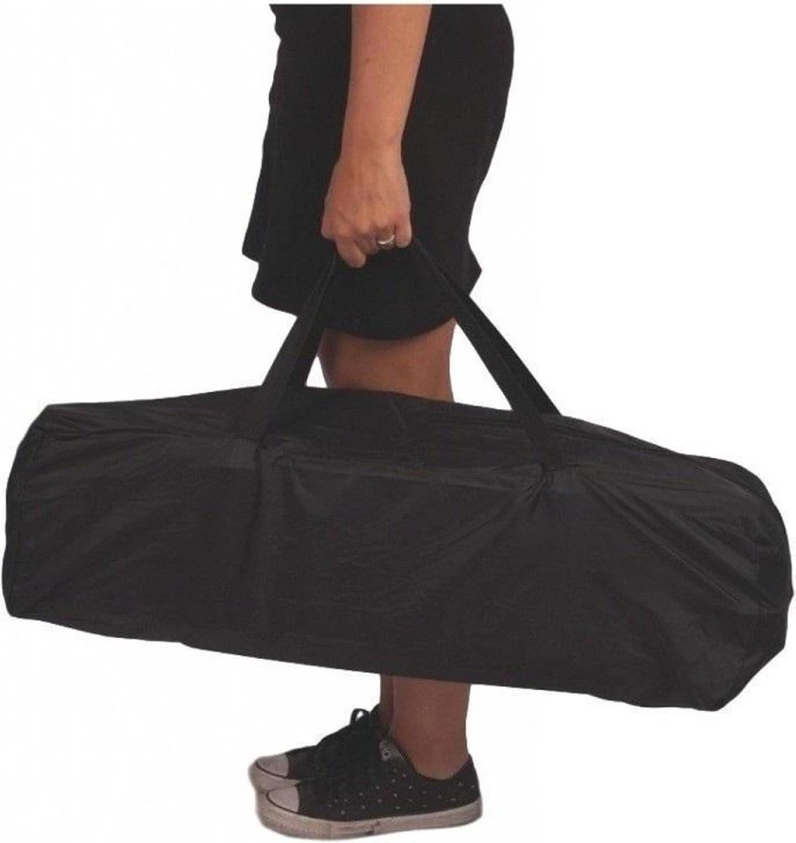 Ding Campingbedje - Zwart - 120x60 Cm - Reisbedje Inclusief Bodemmatrasje - Image 5