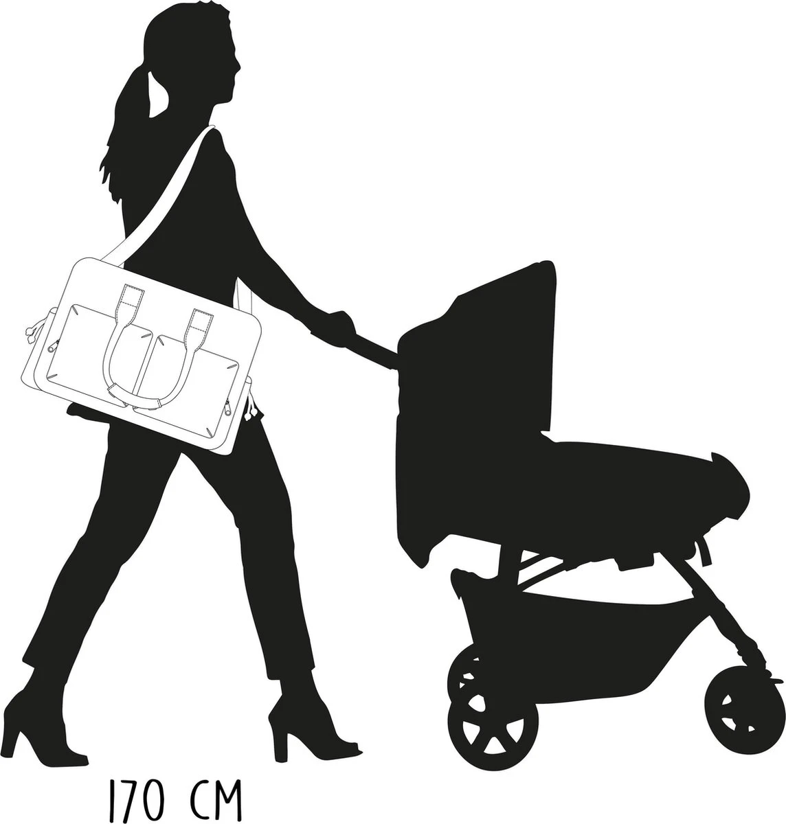 Kidzroom Vision Of Love Luiertas - Bruin - Verschoonmatje - Versteldbare Schouderband - Image 11