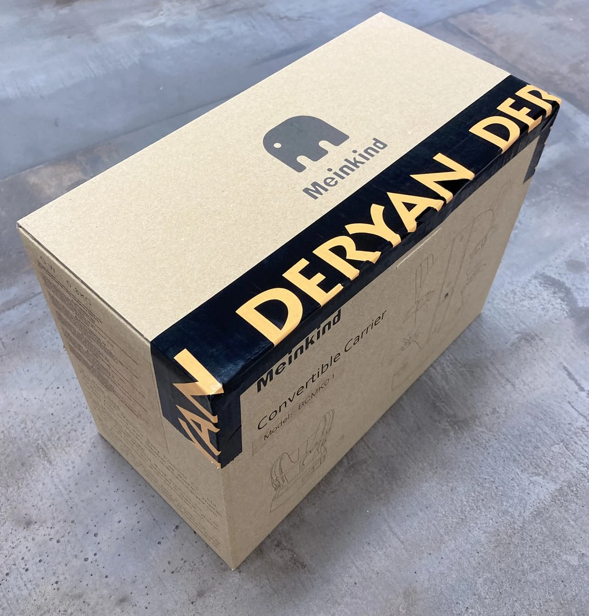 Deryan Meinkind Draagzak - Ergonomische Draagzak Vanaf Geboorte - Antraciet - Image 7