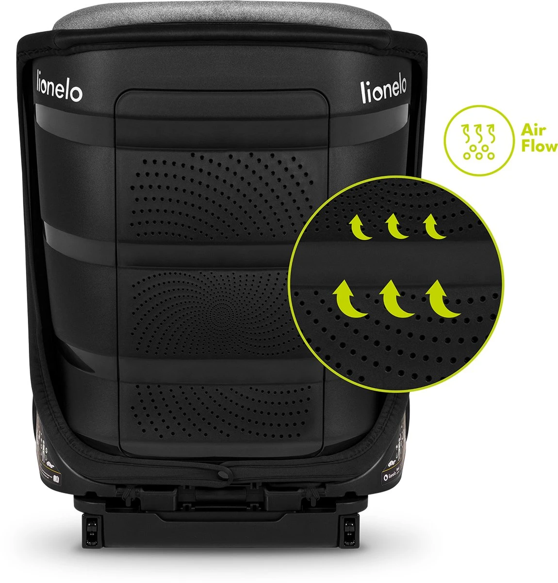 Lionelo Neal - Premium Autostoel - Hoofdsteunverstelling - Ventilatiesysteem - ISOFIX Tot 12 Jaar - Image 4