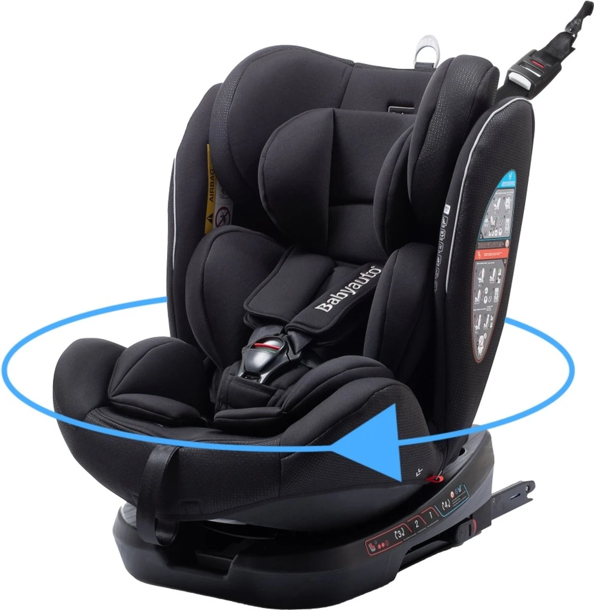 Babyauto Biro D FIX Black Group 0+ 1 2 3 - 0 Tot 36 Kg - Isofix - Image 16