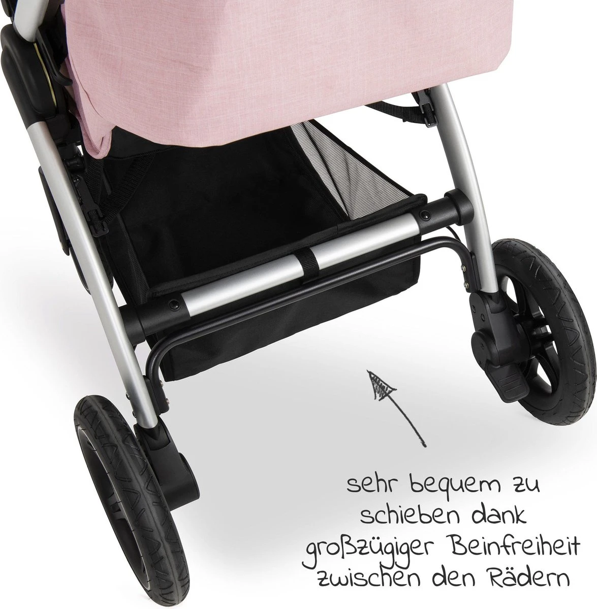 Hauck UpTown Buggy - Met één Hand Opvouwbaar - Roze - Afbeelding 18