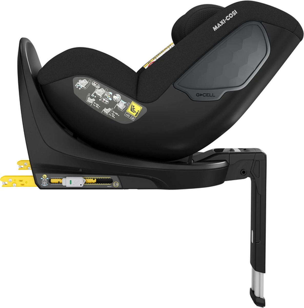 Maxi-Cosi Mica Eco I-Size Autostoeltje - 360° Draaibaar - Gerecyclede Stoffen - Authentic Black - Image 8