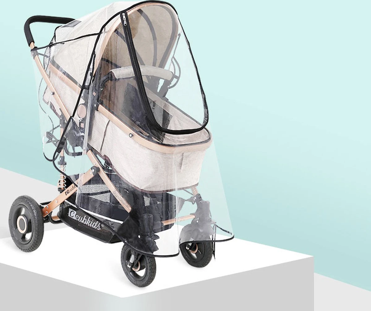 Achilles Universele Regenhoes Kinderwagen (2023 Model)– Buggy Hoes Universeel – Tegen Regen & Miezer - Image 8