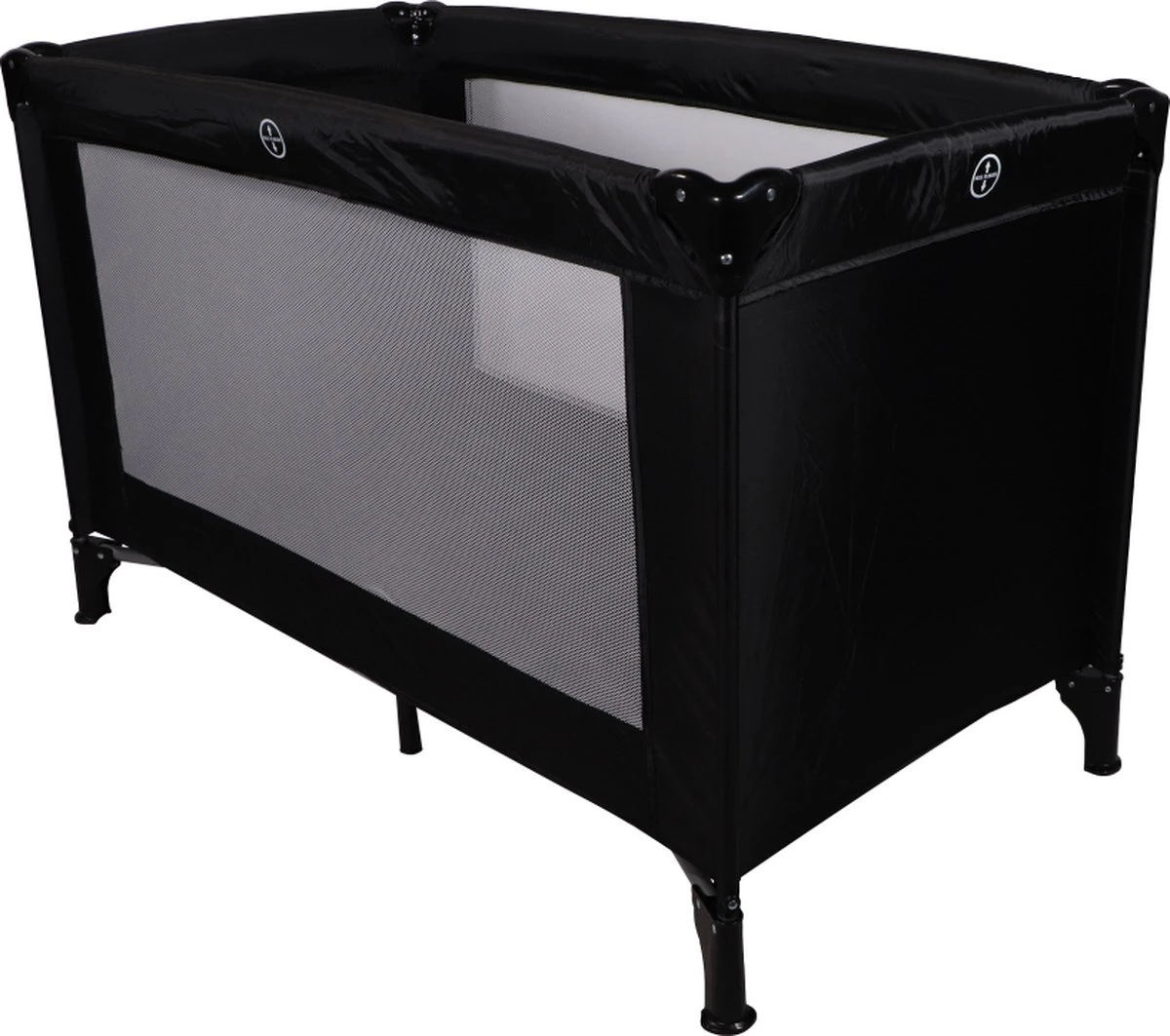 Ding Campingbedje - Zwart - 120x60 Cm - Reisbedje Inclusief Bodemmatrasje - Image 10