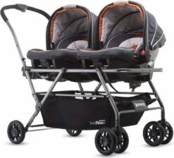 Joovy Twin Roo Kinderwagen + Maxi Cosi Adapter