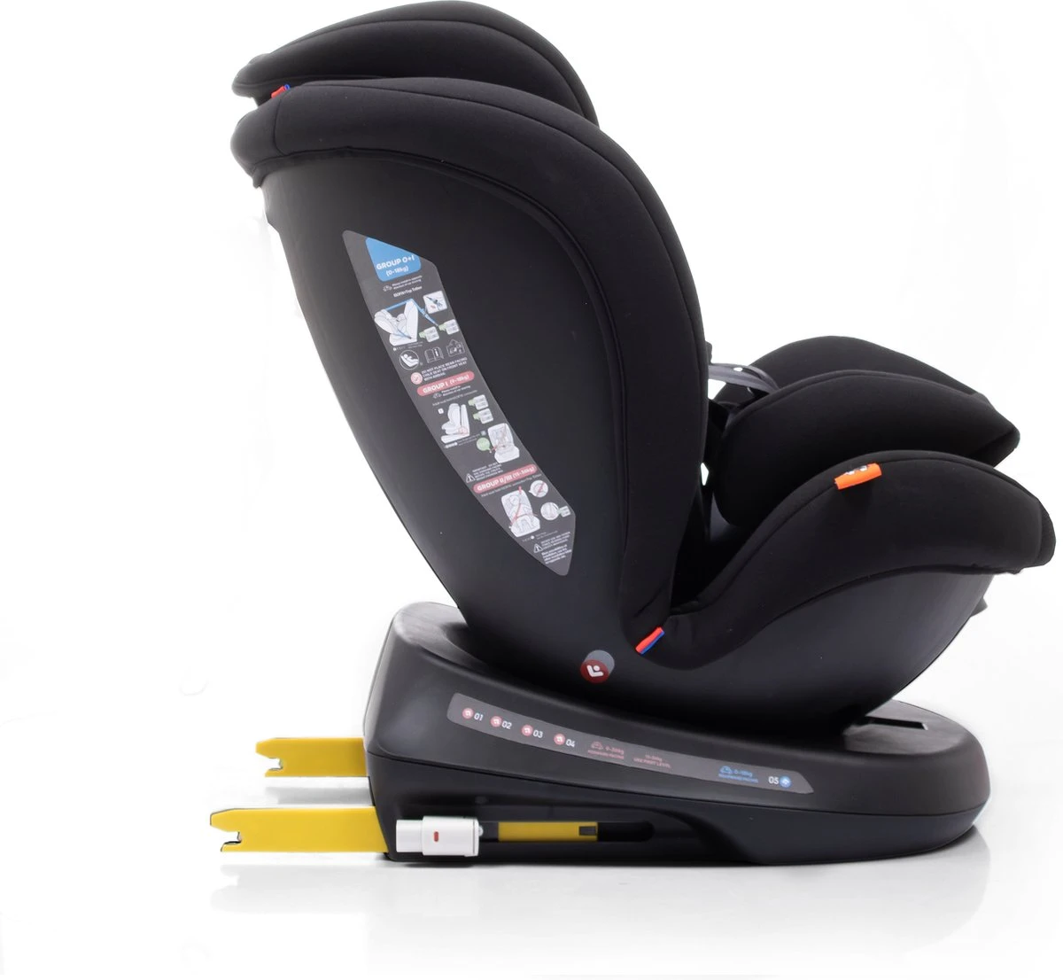 Autostoel Babyauto Rodia 360° Met Isofix - Groep 0+/1/2/3 Zwart (0-36kg) - Image 6