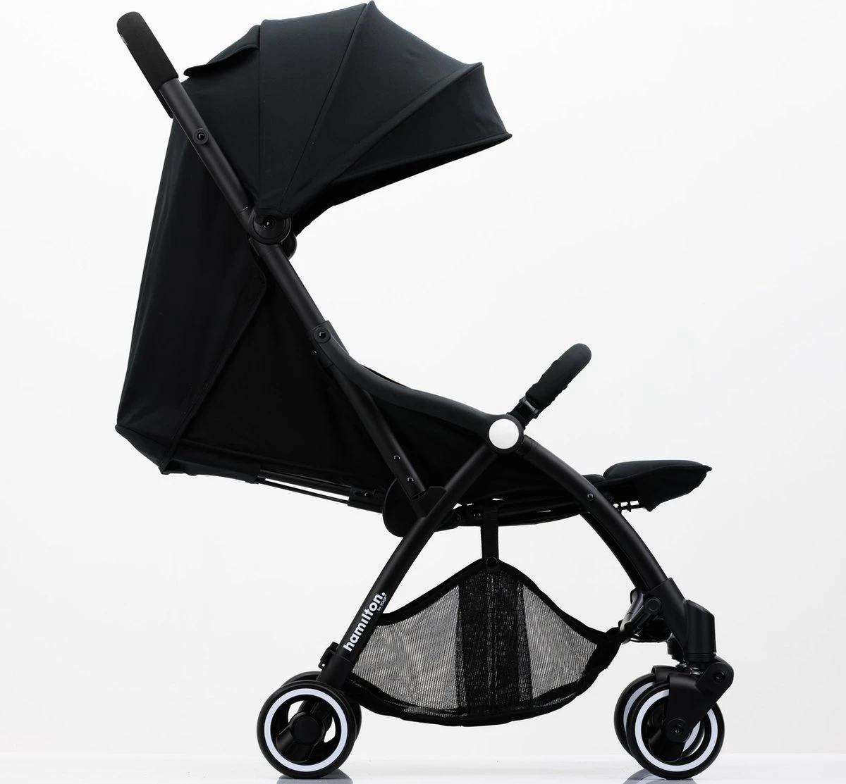 Hamilton By Yoop S1 Plus Buggy – Nieuw En Hoger 2023 Model – Premium Budget Stroller Met One Hand Folding Technologie – Zwart/Antraciet – Lichte, Verstelbare En Wendbare Kinderwagen Met Vele Gemakken - Afbeelding 7