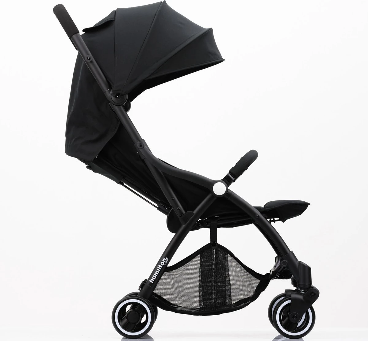 Hamilton By Yoop S1 Plus Buggy – Nieuw En Hoger 2023 Model – Premium Budget Stroller Met One Hand Folding Technologie – Zwart/Antraciet – Lichte, Verstelbare En Wendbare Kinderwagen Met Vele Gemakken - Afbeelding 12
