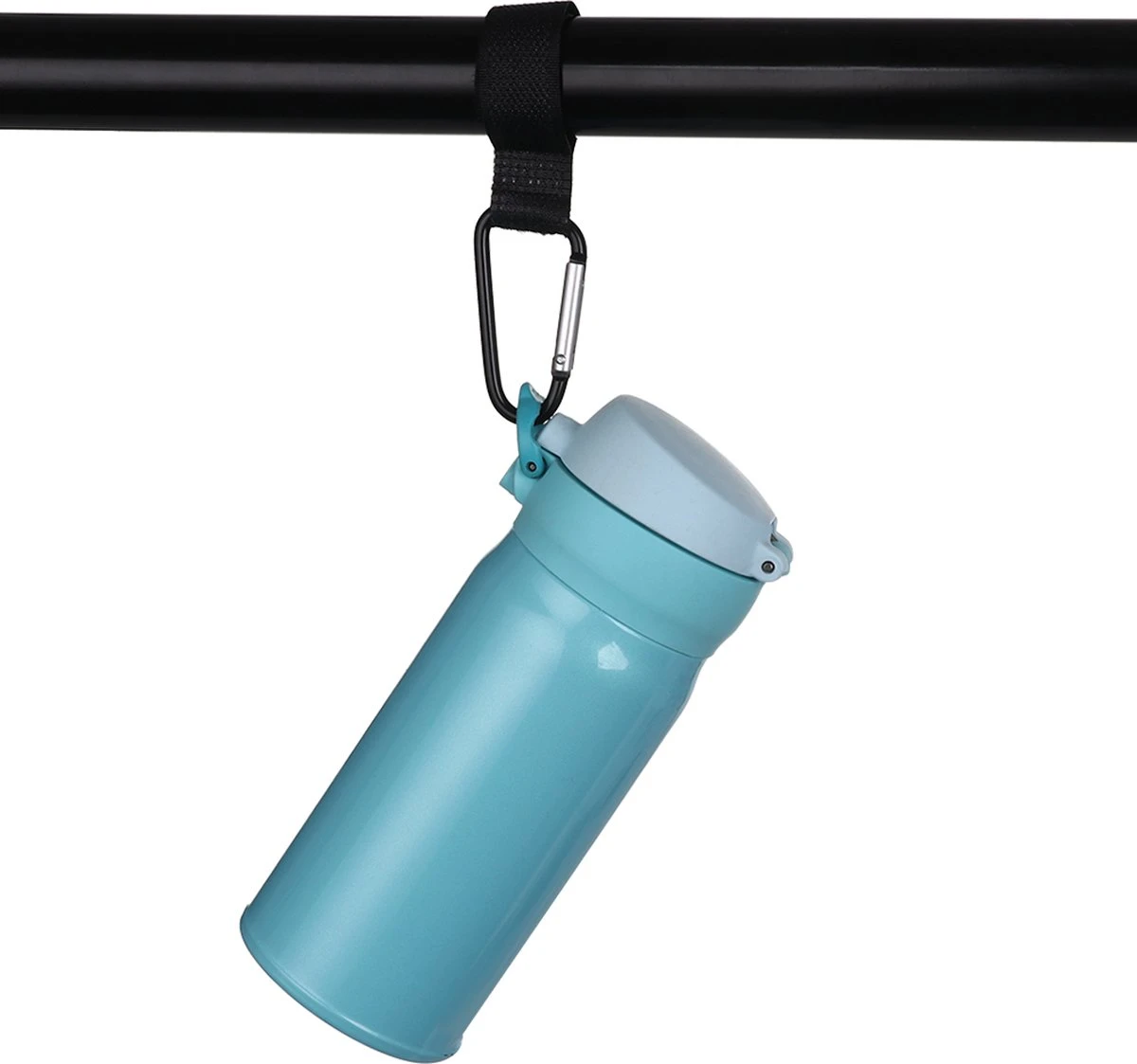 Merkloos Kinderwagen Haak - Tassenhaak - Boodschappenhaak - 2 Stuks - Zwart - Universele Haak - Buggyhaak - Kinderwagenhaak - Luiertashaak - Luiertas Haak - Image 3