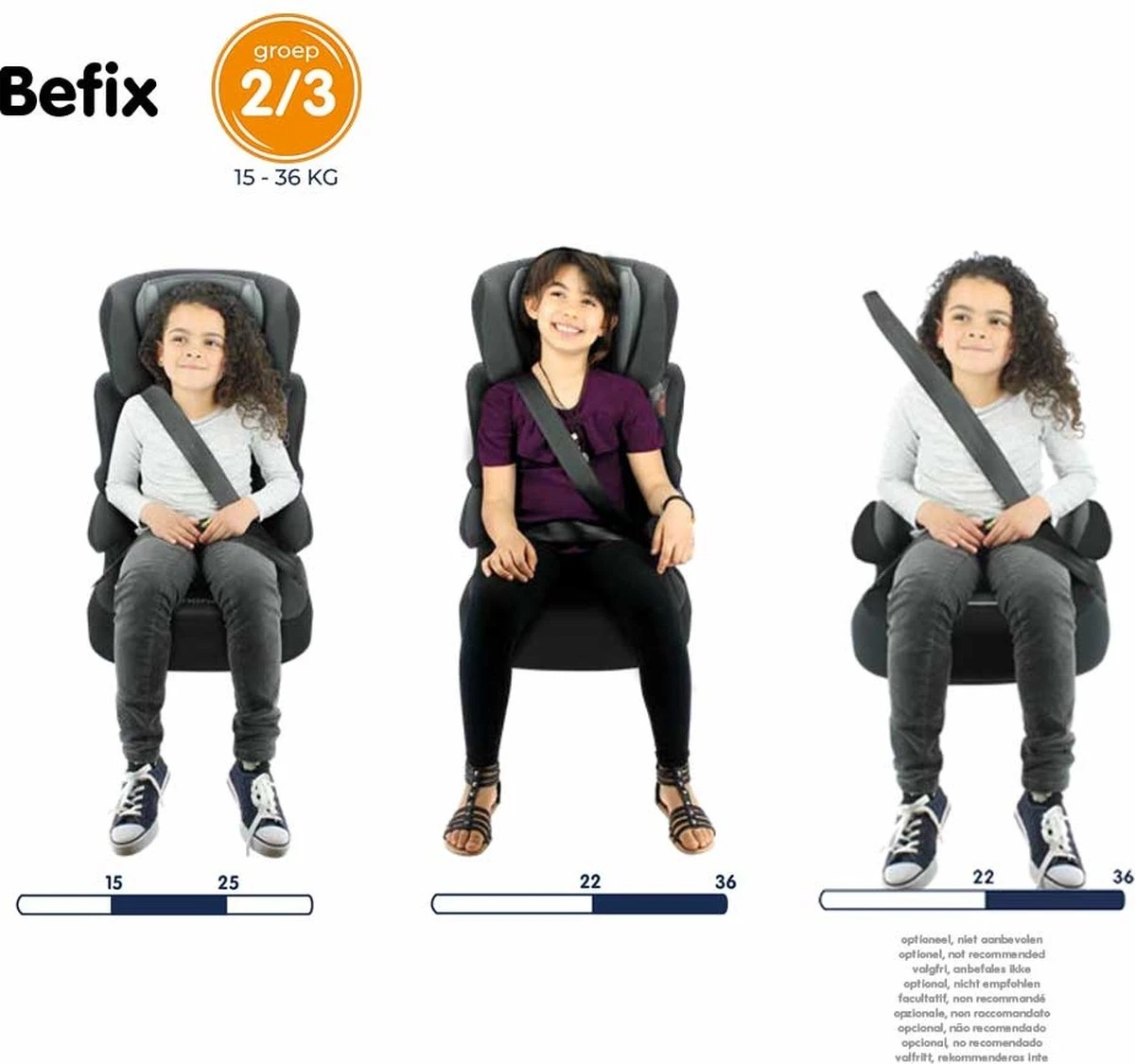 Disney - Autostoel Befix - Goed Getest ANWB - Groep 2/3 - Van 15 Tot 36 KG - Nieuwste Disney PRINSES Design - Zwart, Roze - Image 4