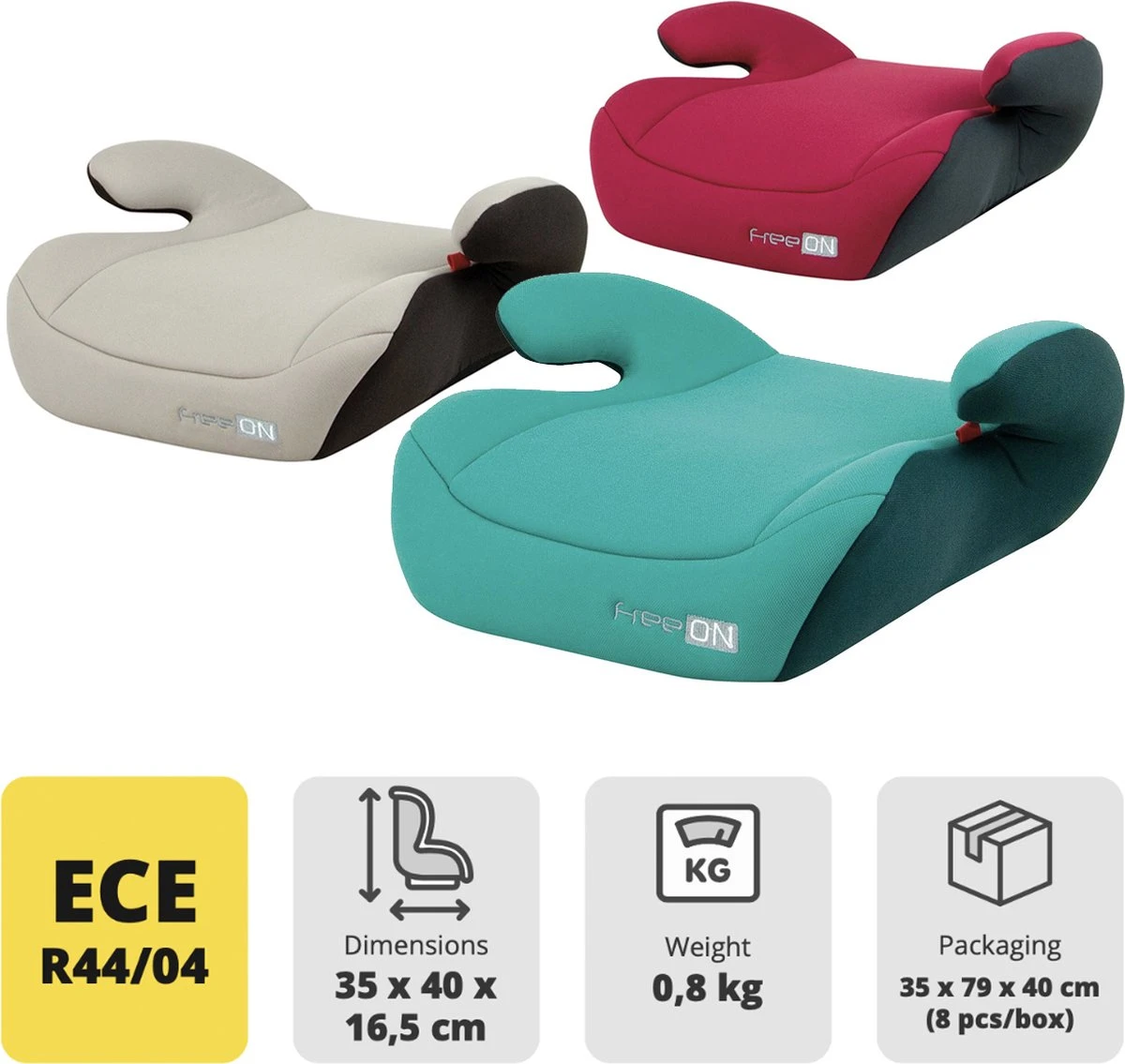 FreeON Booster - Zitverhoger Mars Blauw (15-36kg) - Image 3