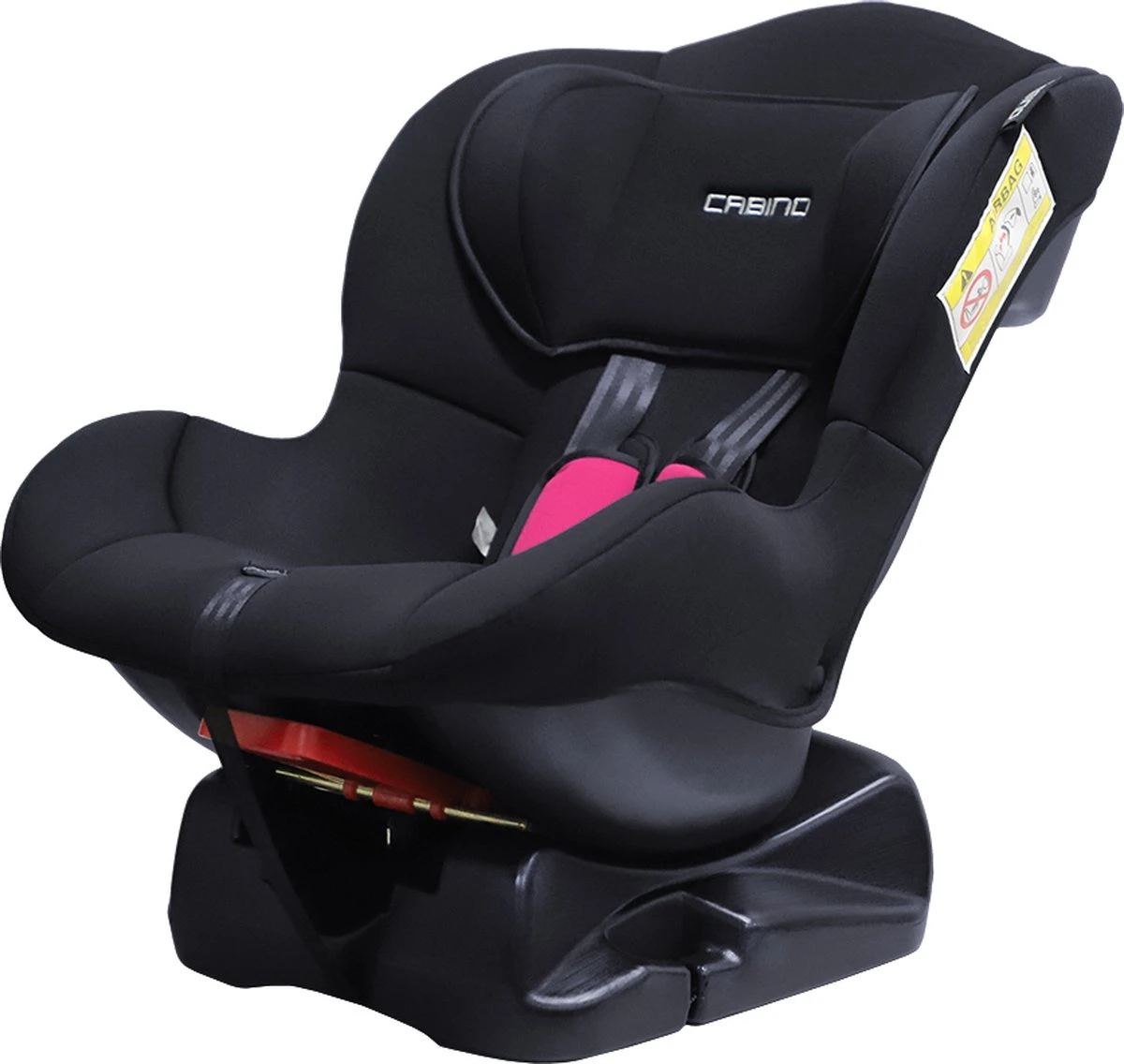 Cabino Autostoel 018kg Groep 0+ /1 Zwart/Roze - Image 6