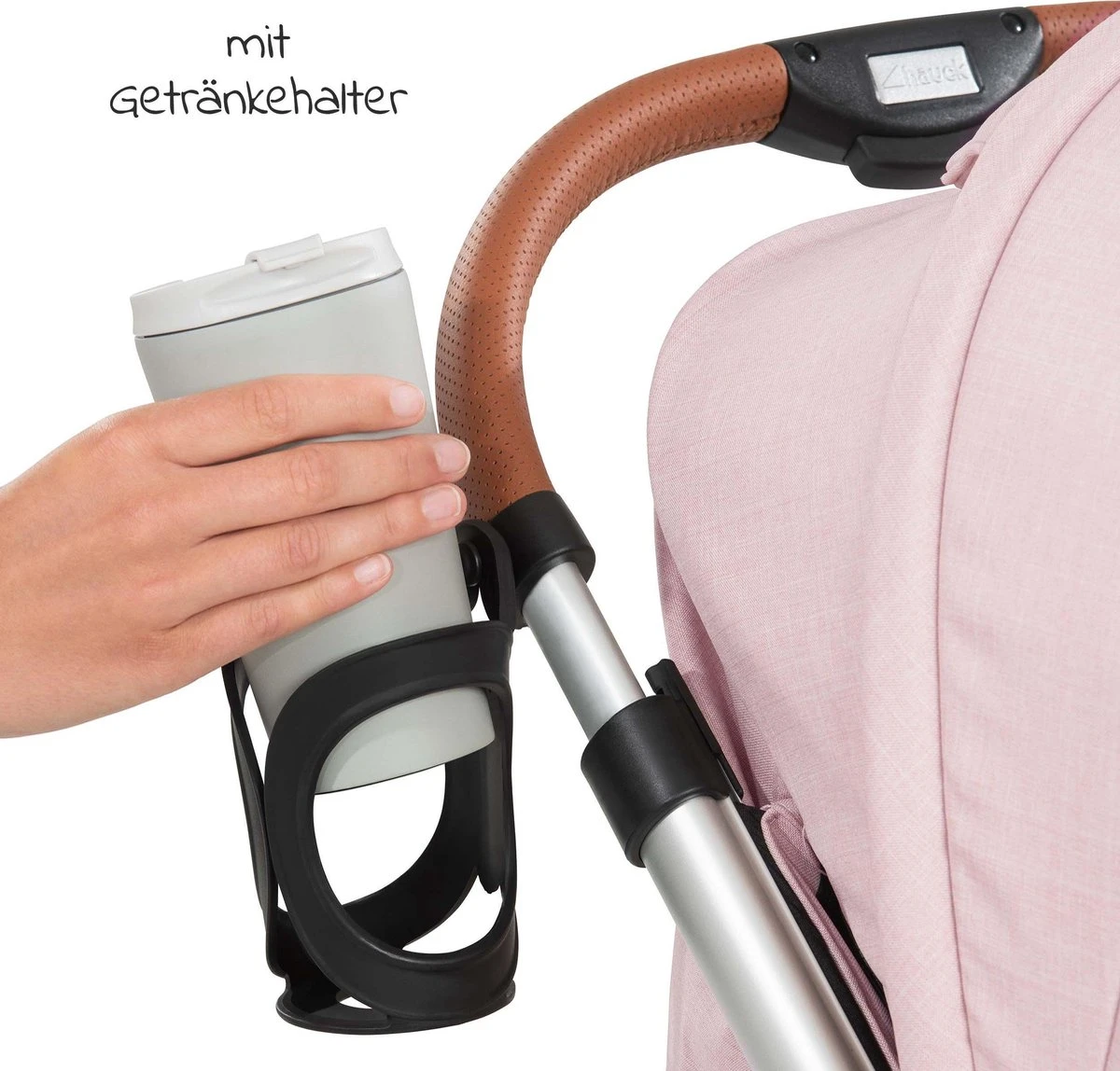 Hauck UpTown Buggy - Met één Hand Opvouwbaar - Roze - Afbeelding 12