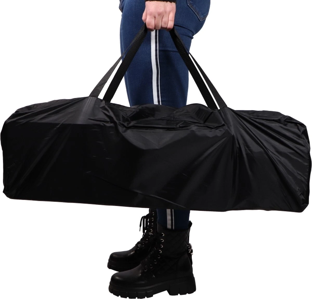 Ding Campingbedje - Zwart - 120x60 Cm - Reisbedje Inclusief Bodemmatrasje - Image 3