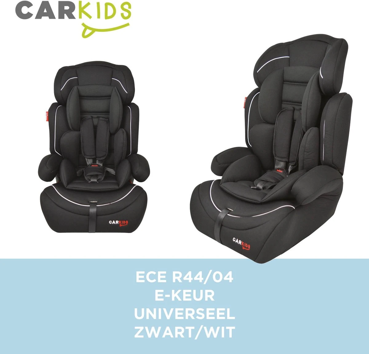 Carkids Verstelbaar Kinderautostoeltje Zwart En Wit | Kinderautostoel Groep 1-2-3 | Kinderen Van 9 Maanden-12 Jaar | 9-36 Kg - Image 7