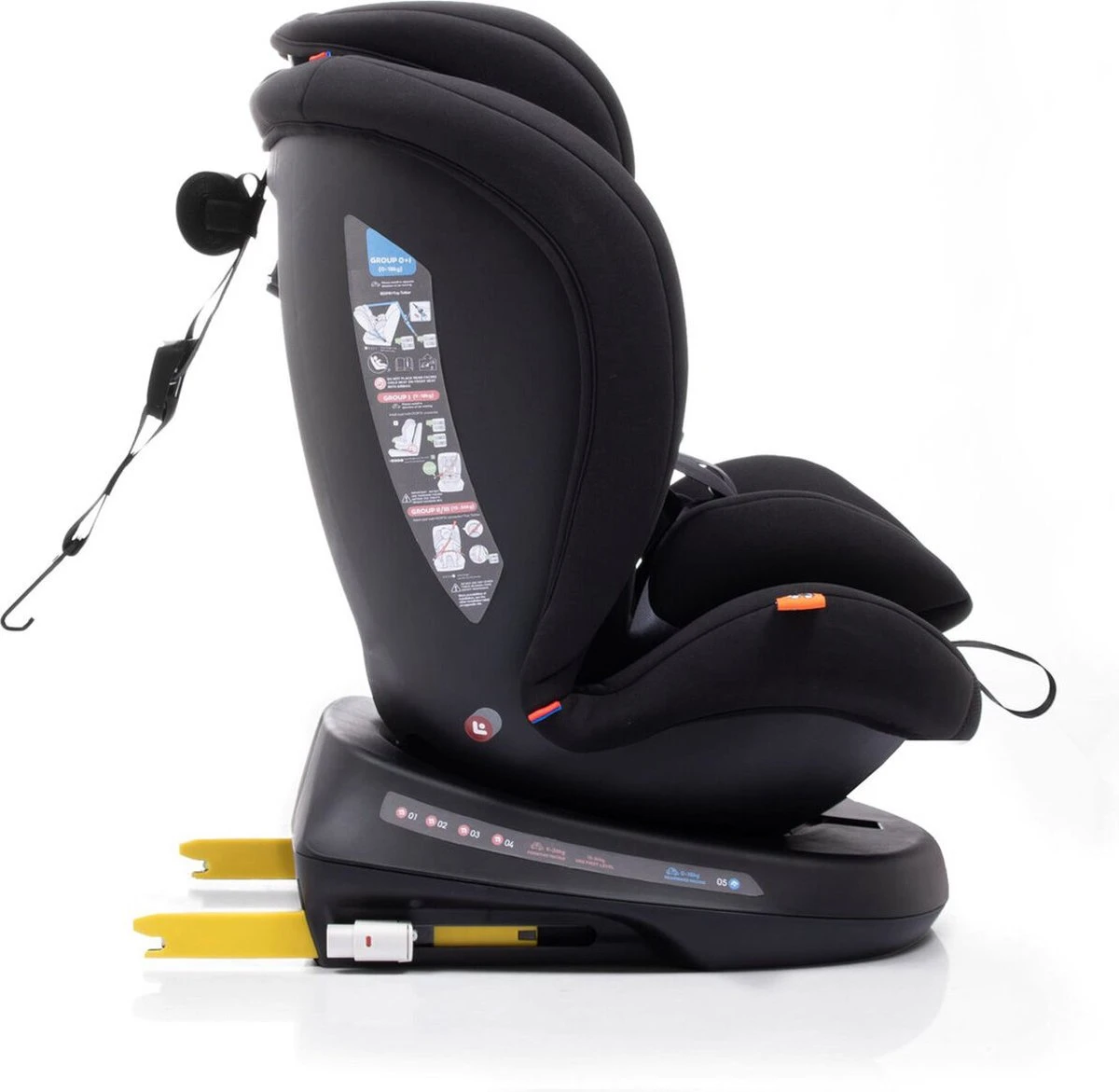 Autostoel Babyauto Rodia 360° Met Isofix - Groep 0+/1/2/3 Zwart (0-36kg) - Image 19