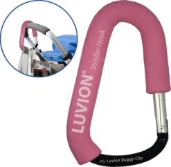 Luvion Buggy Haak / Kinderwagen Tassenhaak - Roze