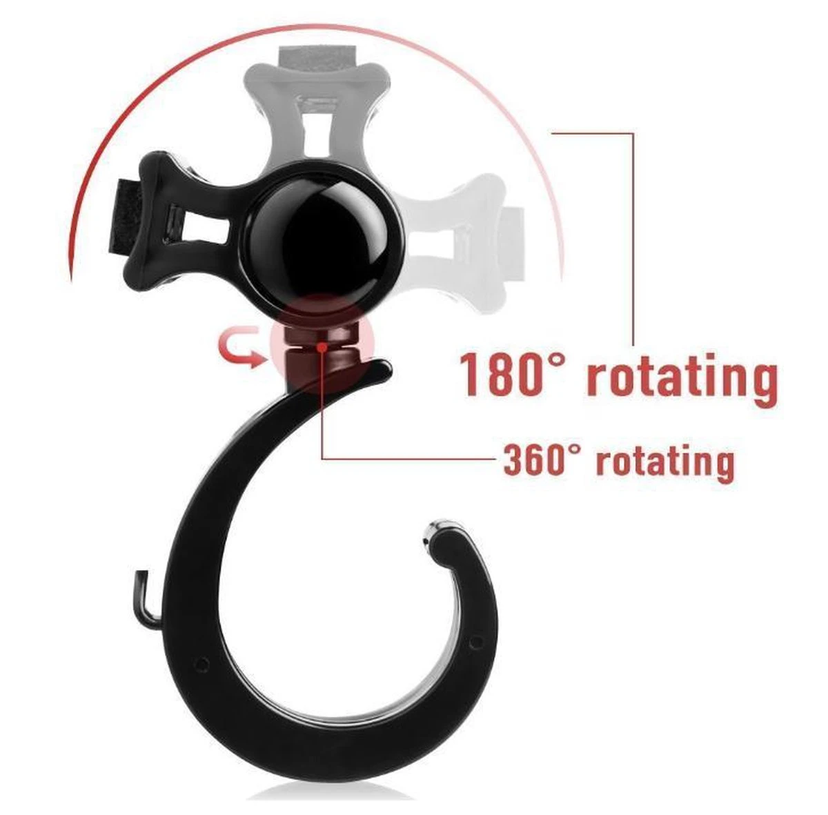 Kinderwagen Tassenhaakjes - Buggy Haakjes - Babywagen - Haakjes Voor Tassen - Set Van 2 - Rheme - Image 4