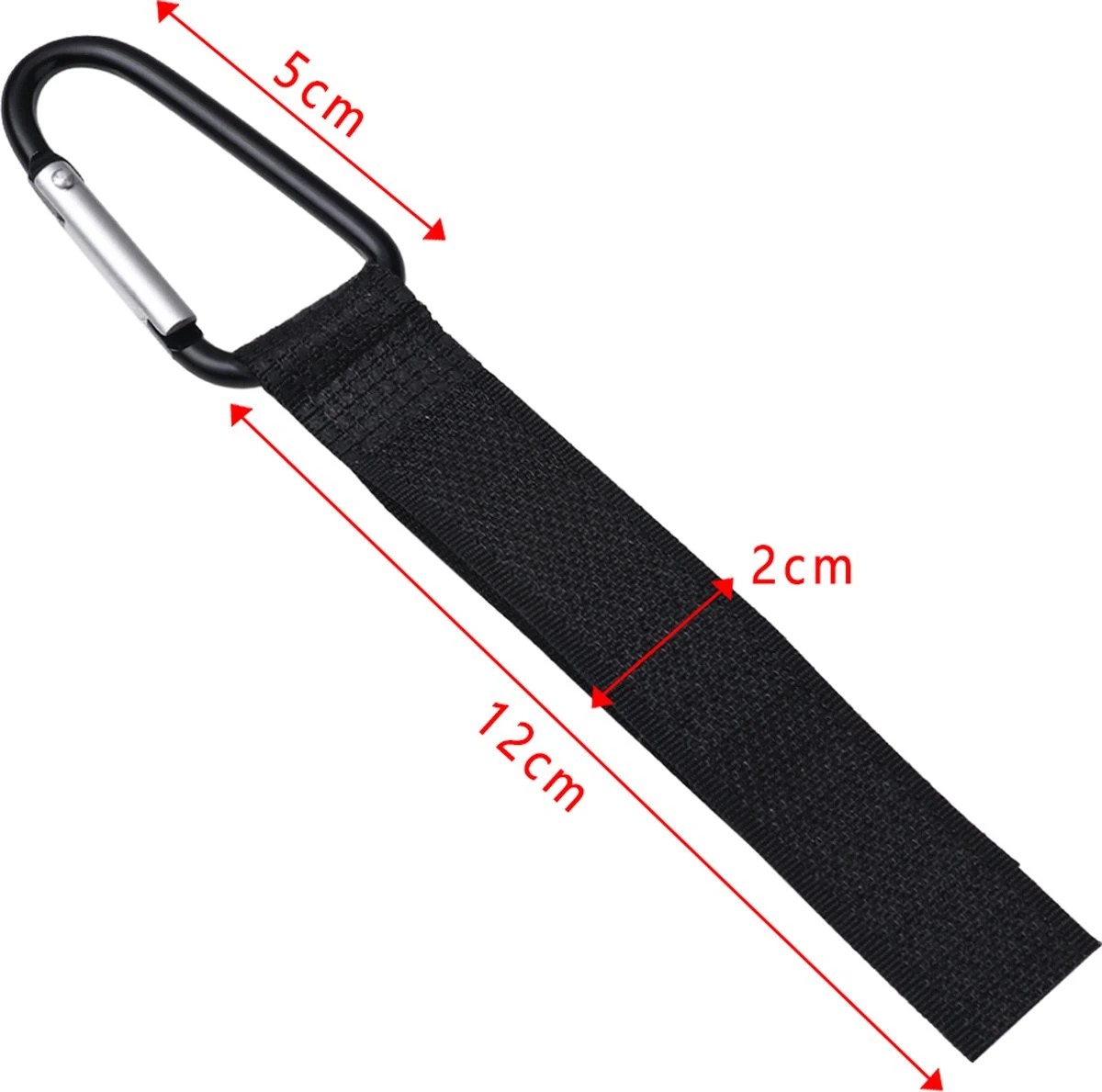 Merkloos Kinderwagen Haak - Tassenhaak - Boodschappenhaak - 2 Stuks - Zwart - Universele Haak - Buggyhaak - Kinderwagenhaak - Luiertashaak - Luiertas Haak - Image 5