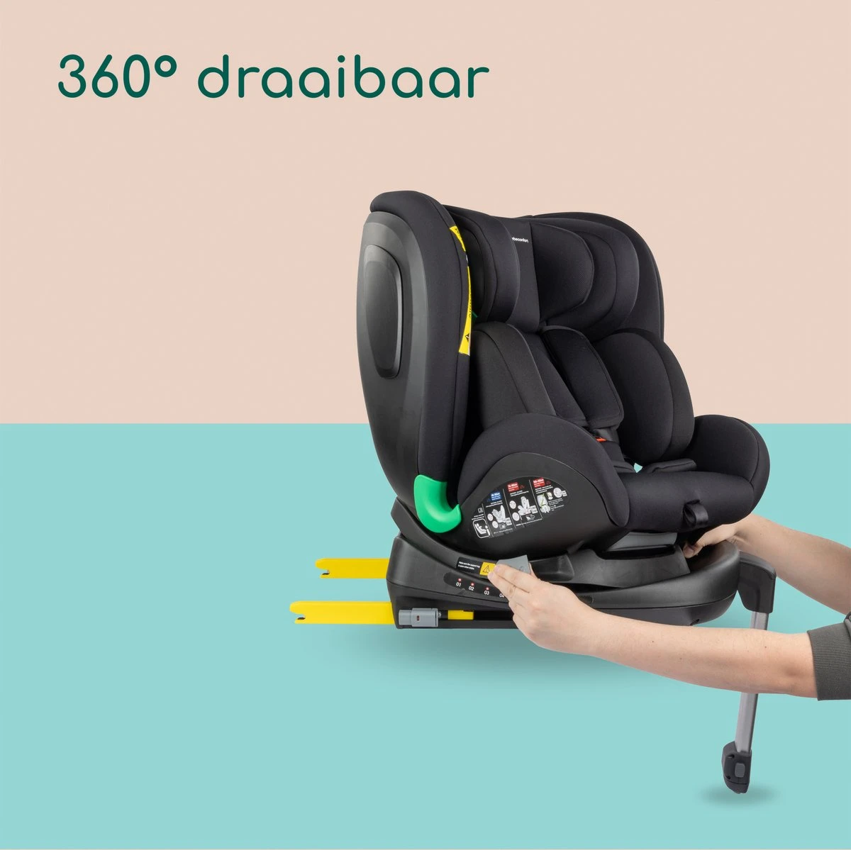 Bebeconfort EvolveFix Plus I-Size - Autostoel - Black Mist - Vanaf De Geboorte Tot 12 Jaar - Image 10