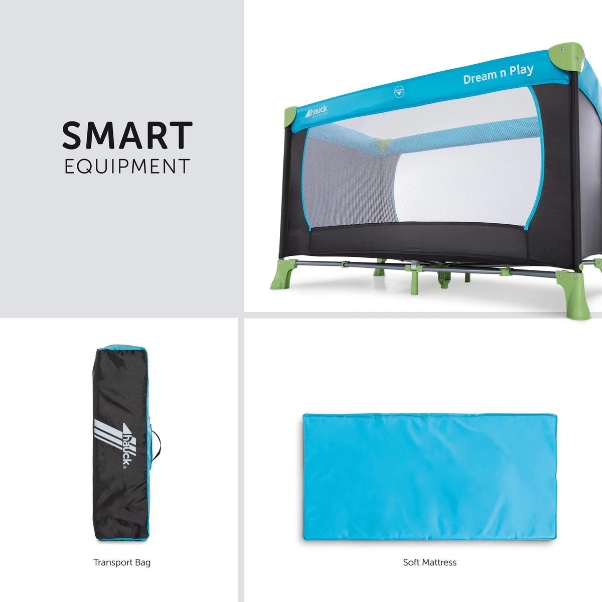 Hauck Dream N Play Campingbedje - Waterblue - Image 7