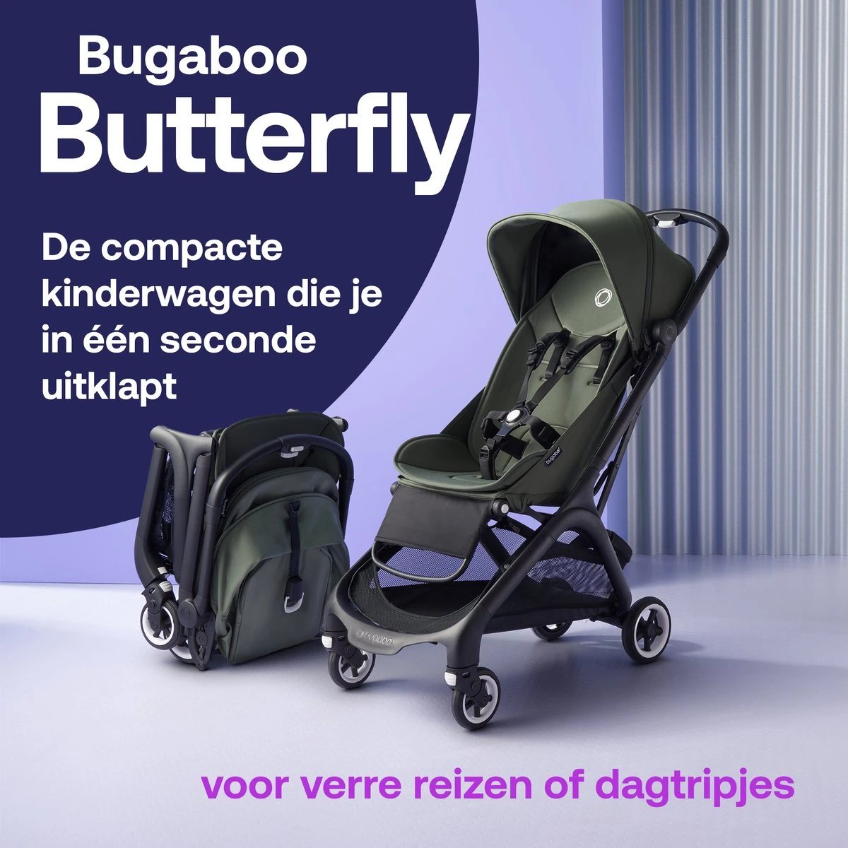 Bugaboo Butterfly Forest Green-Buggy - Image 4