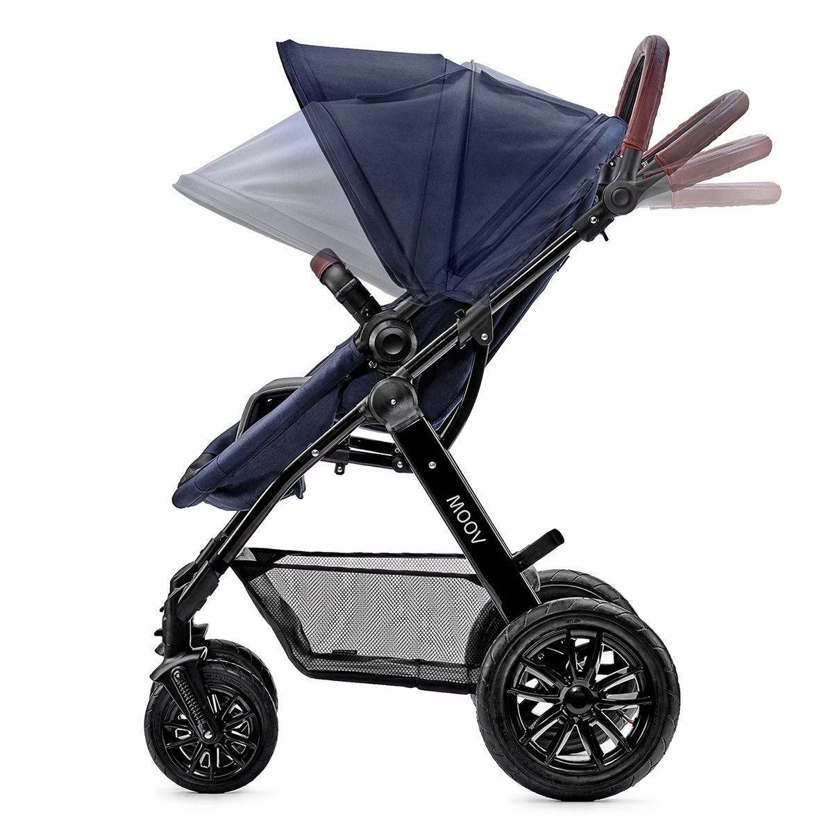 Kinderkraft Moov 3 In 1 Kinderwagen - Inclusief Autostoel - Navy - Image 7