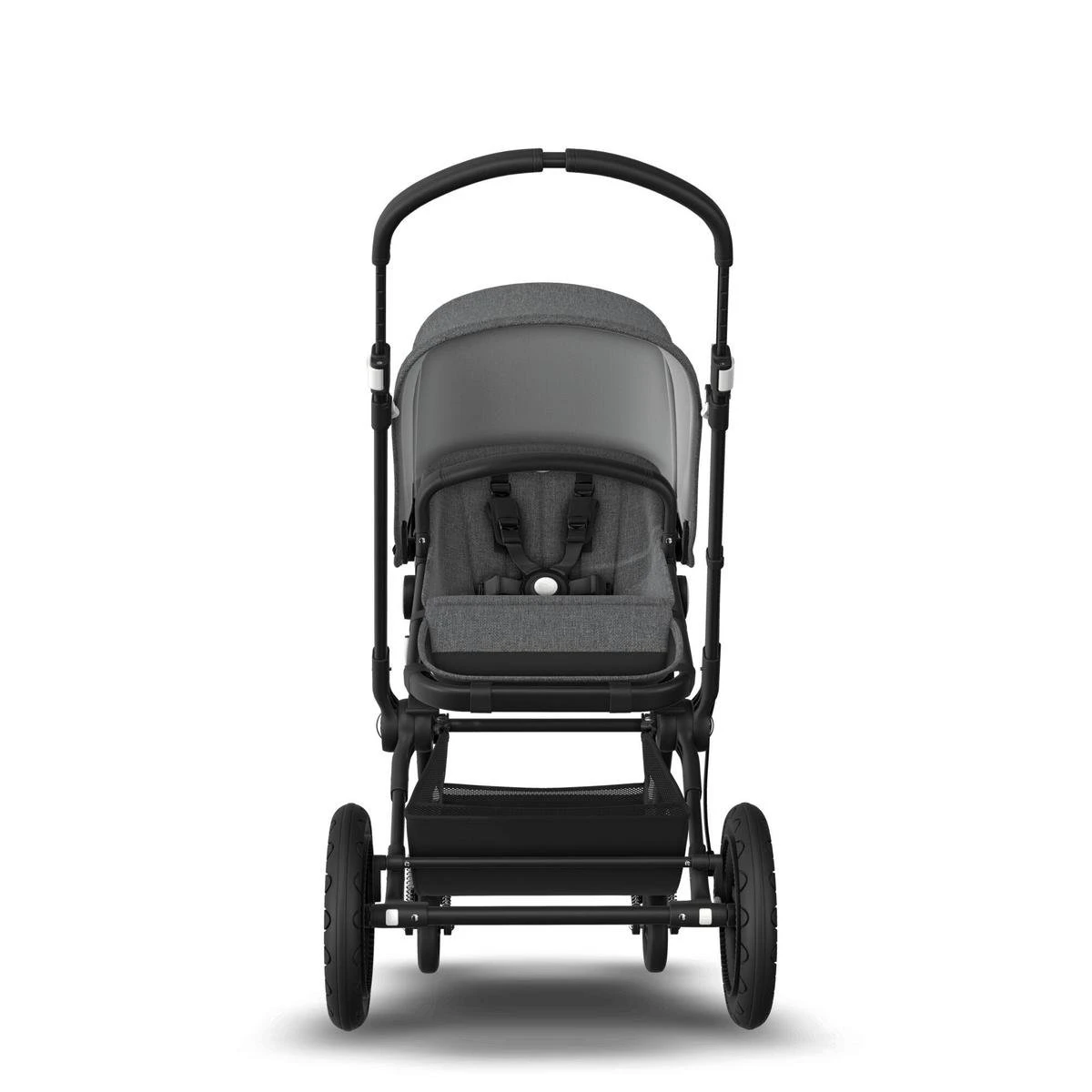 Bugaboo Cameleon 3 Plus Kinderwagen Met Stoel En Wieg - Zwart / Gemȇleerd Grijs - Image 9