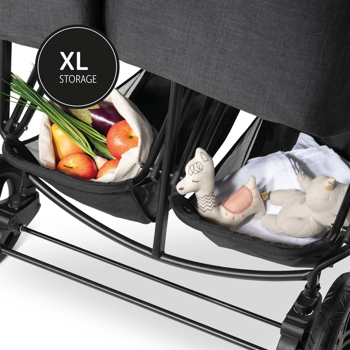 Hauck Uptown Duo Melange Broertje/zusje Kinderwagen Black - Image 10
