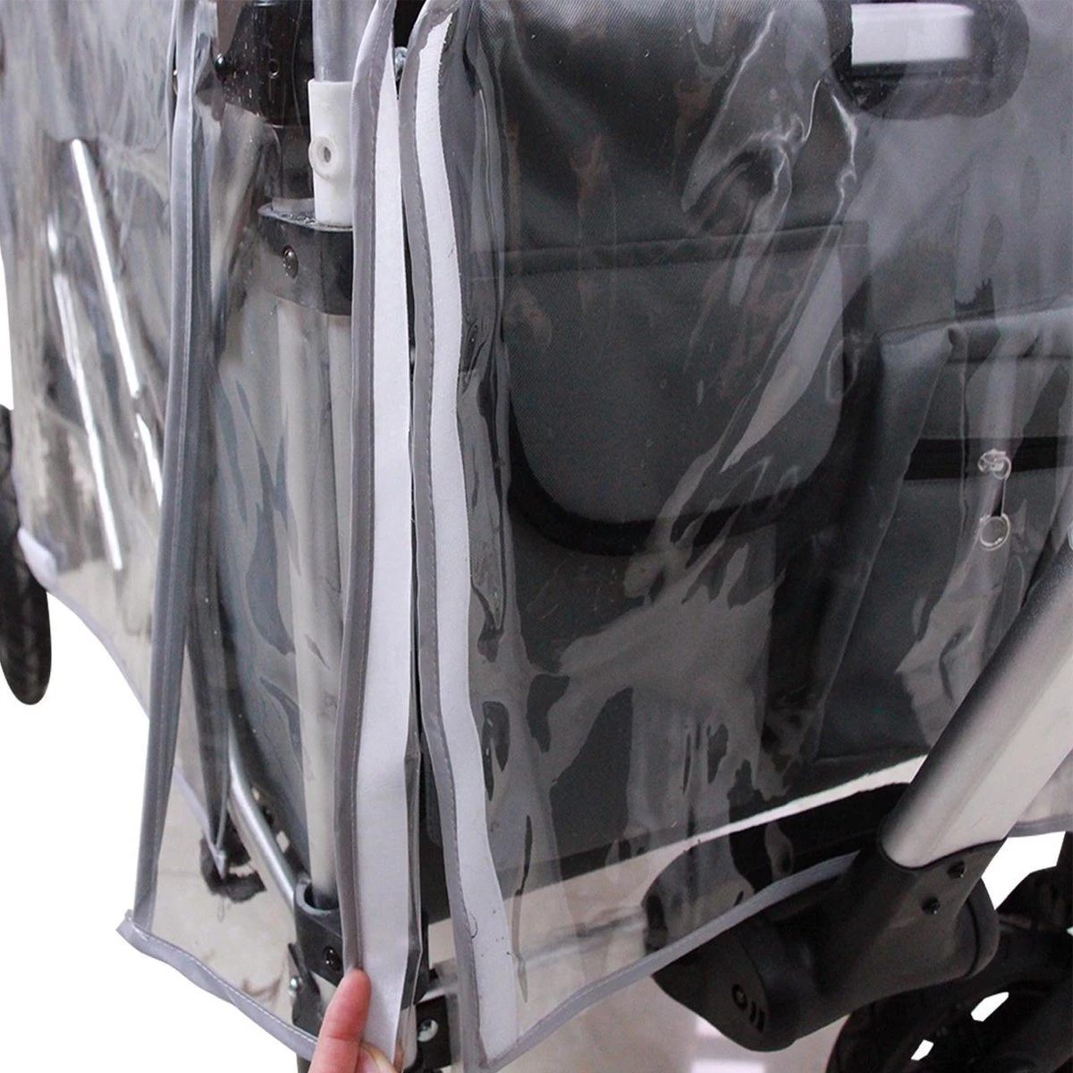 FUXTEC Regenhoes Transparant Voor Bolderkar CTL900 - Image 3