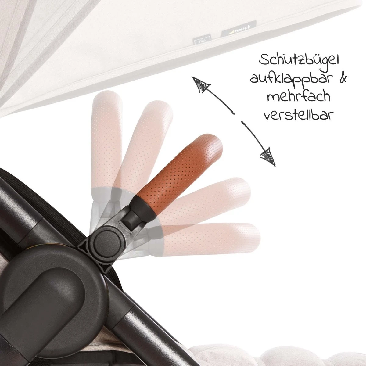 Hauck UpTown Buggy - Met één Hand Opvouwbaar - Beige - Image 13