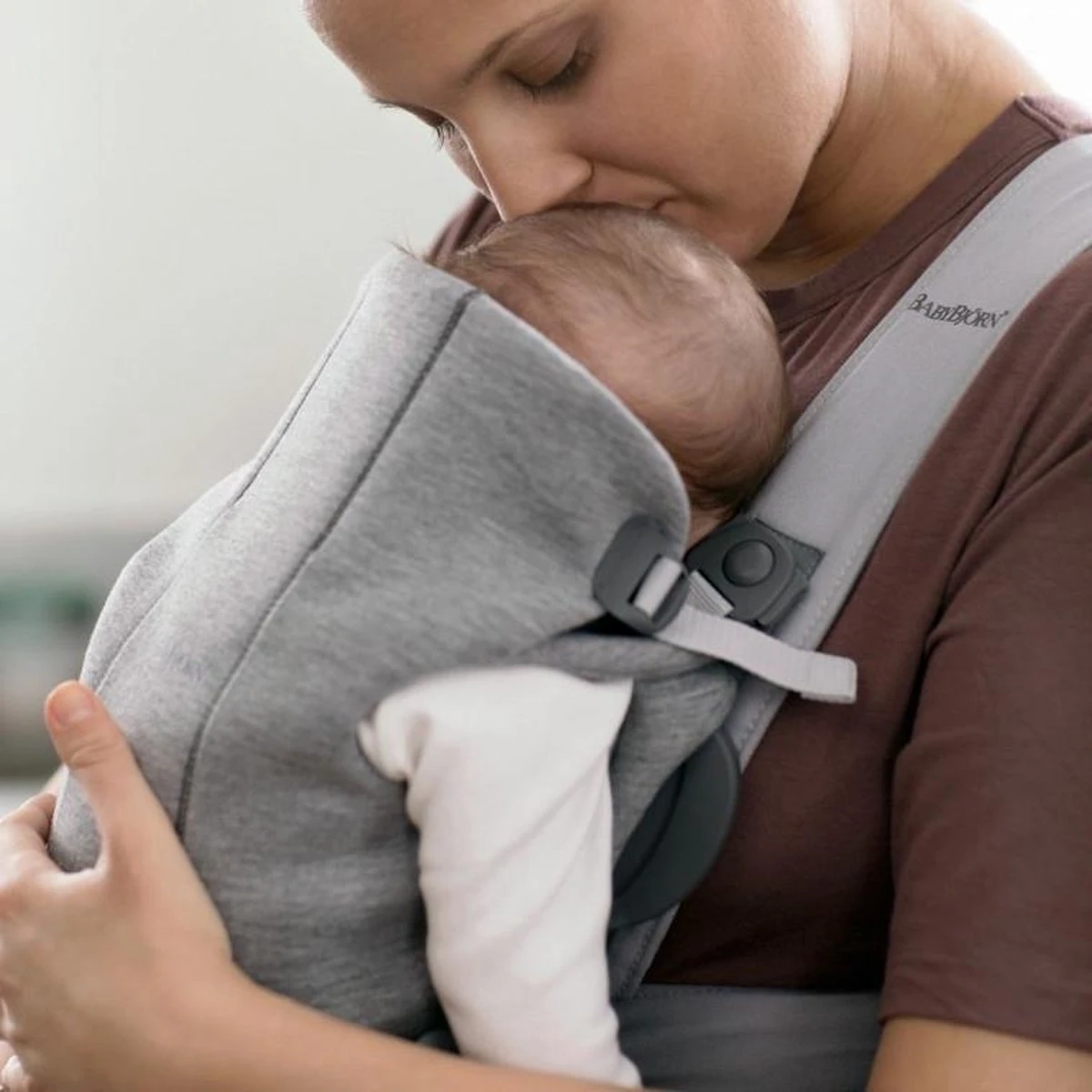 BabyBjörn Draagzak Mini - 3D Jersey - Lichtgrijs - Image 10