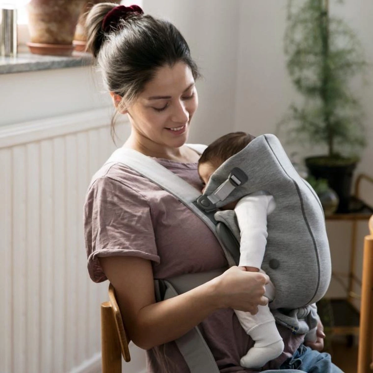 BabyBjörn Draagzak Mini - 3D Jersey - Lichtgrijs - Image 11