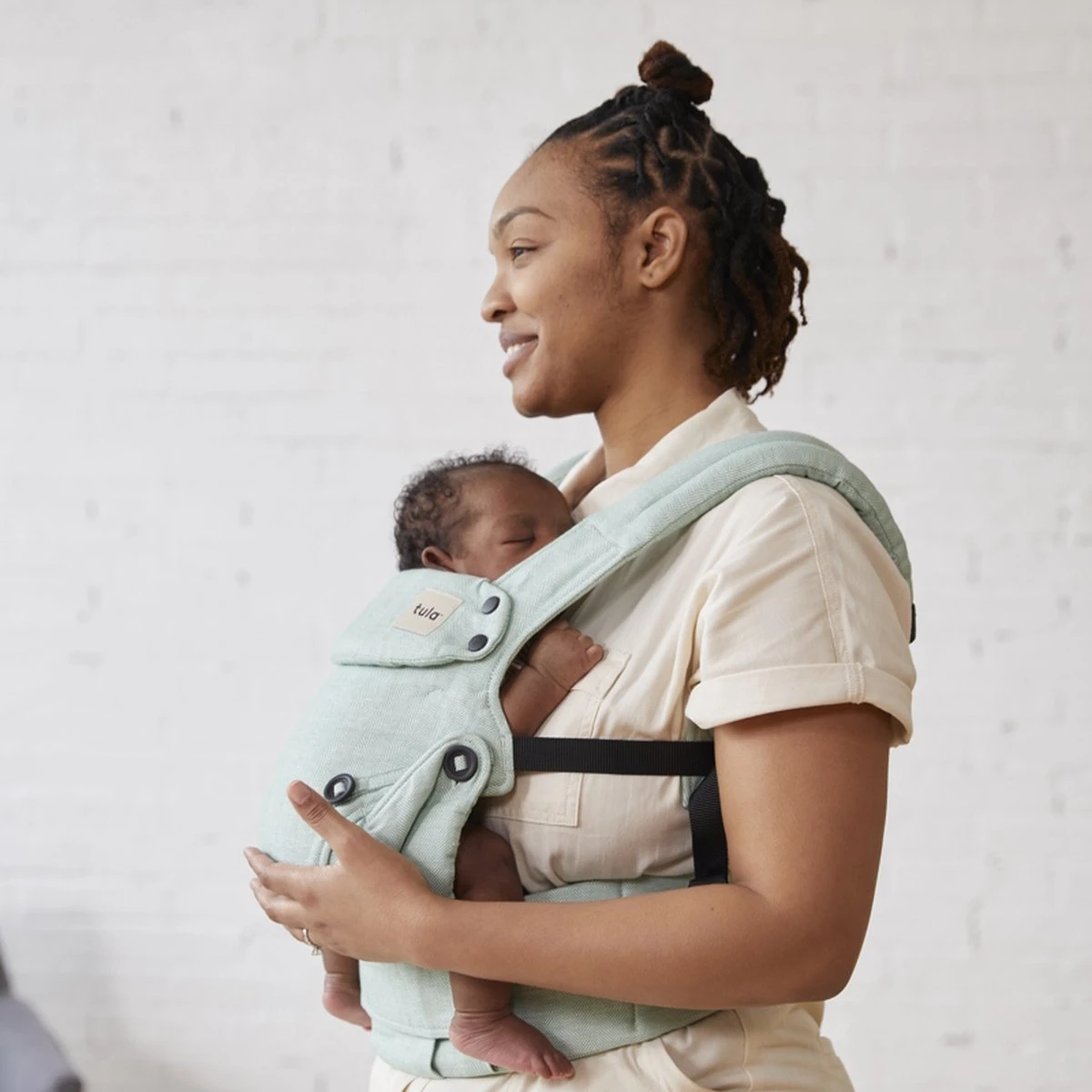 Tula Explore Draagzak Linen Eucalyptus - Ergonomische Draagzak Baby Vanaf Geboorte (maat 56) - Image 5