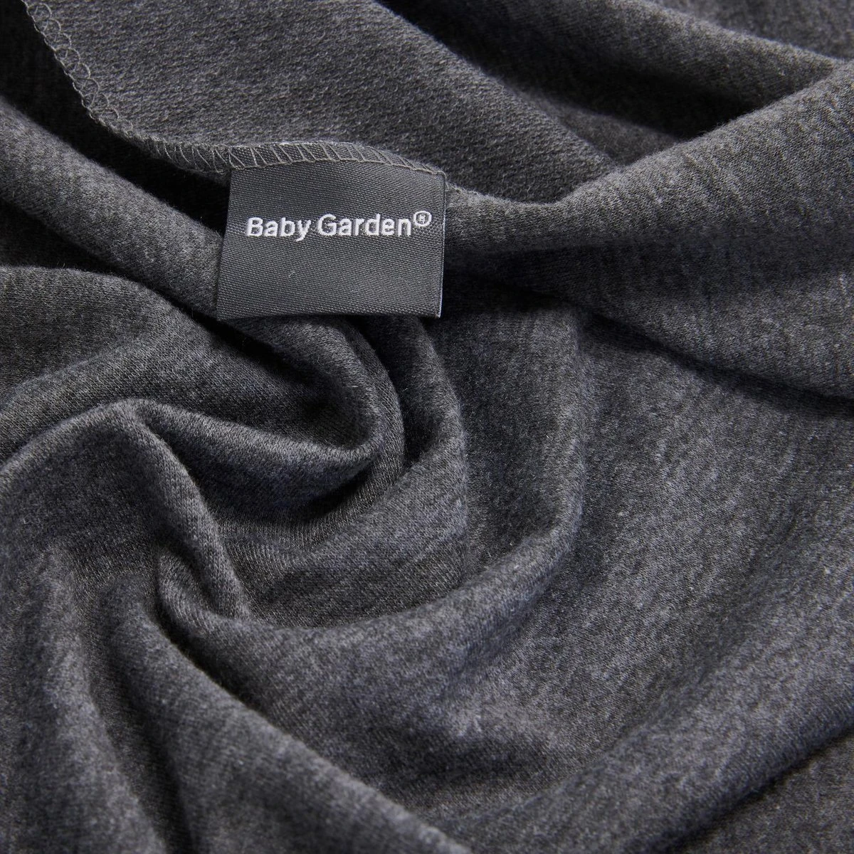 Baby Garden Draagdoek Grijs - Ergonomisch - Original - Inclusief Slabbetje - Image 4