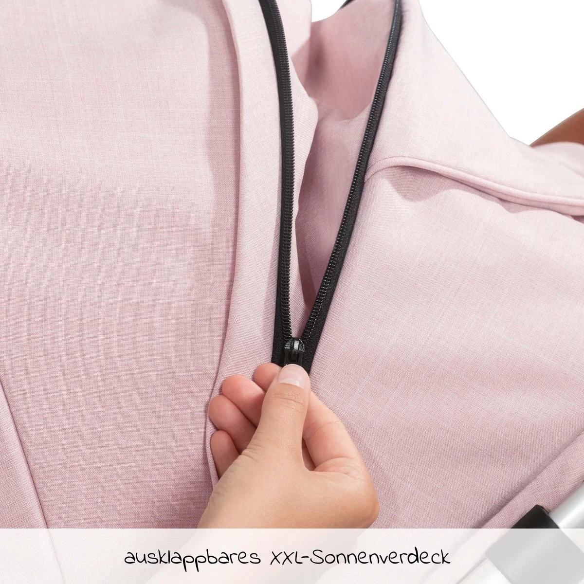 Hauck UpTown Buggy - Met één Hand Opvouwbaar - Roze - Afbeelding 8