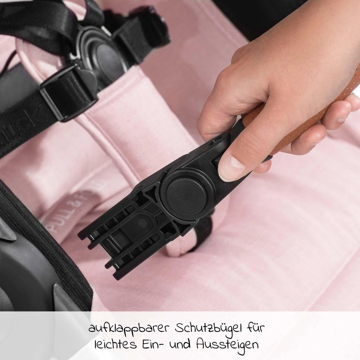 Hauck UpTown Buggy - Met één Hand Opvouwbaar - Roze - Afbeelding 14