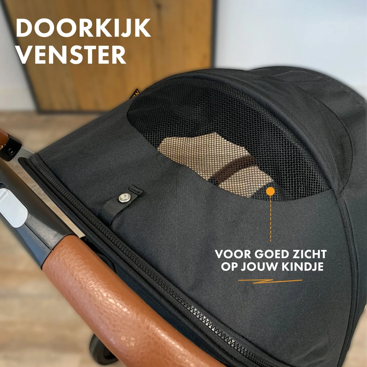 Deryan Luxe XP Buggy XL - Compact Lichtgewicht - Zwart - Aluminium Frame - Image 4