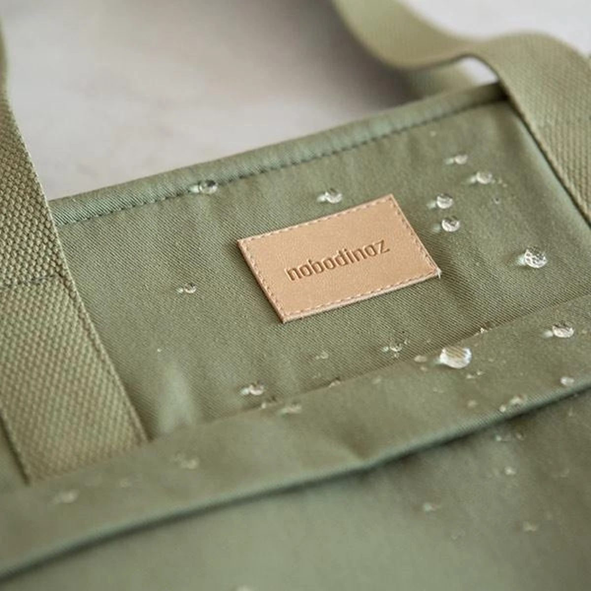 Nobodinoz Baby On The Go Luiertas Olive Green - Image 10