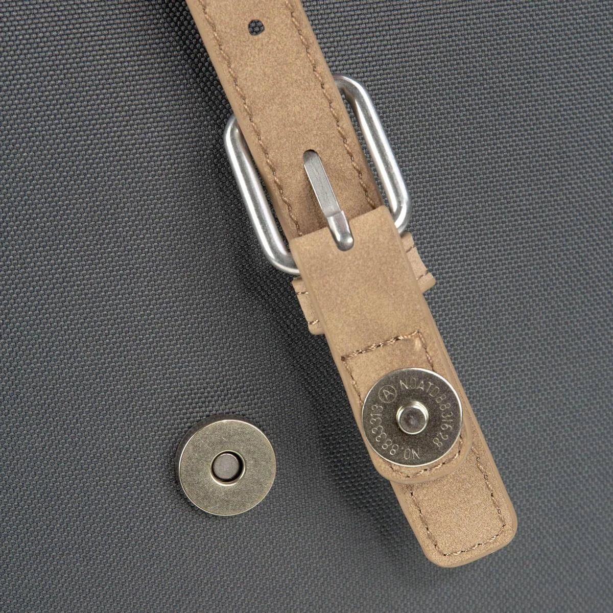 LÄSSIG Luiertas Rolltop Backpack Rugzak Incl Verschoningsmatje Antraciet - Image 8